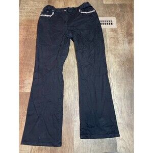 RUBY Rd. Jeans Womens Size 8 P Petite Black Cotton Spandex